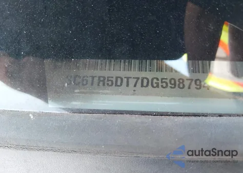 2013 Ram 2500 Big Horn z USA, uszkodzony, nr VIN 3C6TR5DT7DG598794